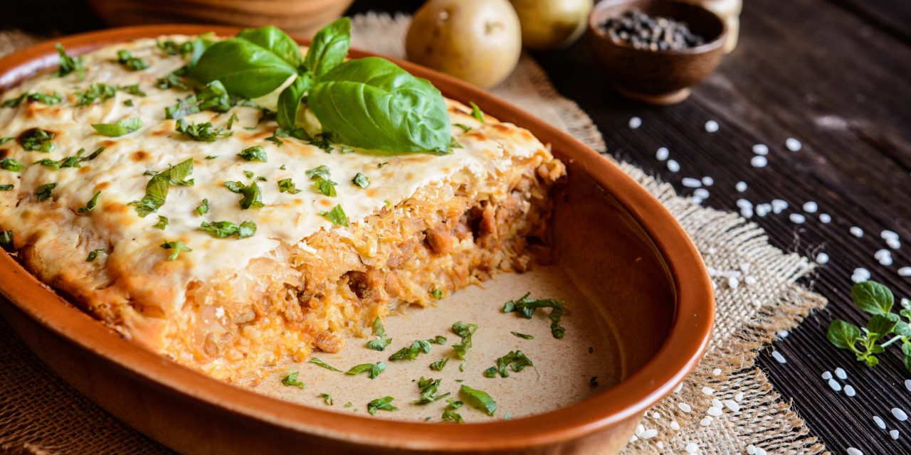 Запеканка с мясом, овощами и рисом рецепт – Греческая кухня: Основные блюда. «Еда»