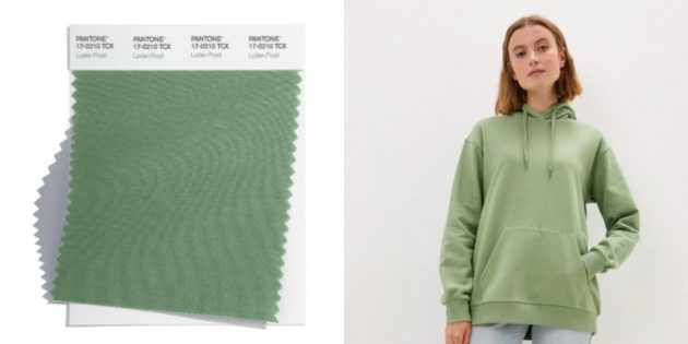 Модные цвета осени-зимы — 2022–2023: морозный серо-зелёный