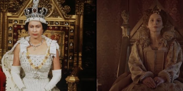 Кадр из фильма «Елизавета I и II: Золотые королевы»