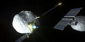 Опубликованы первые снимки столкновения зонда NASA с астероидом