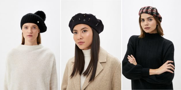 Модные вязаные шапки. Фото 60 красивых моделей
