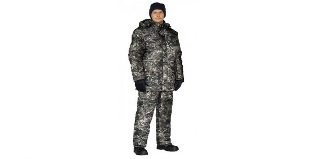 Зимние костюмы для охоты: костюм с камуфляжным принтом 