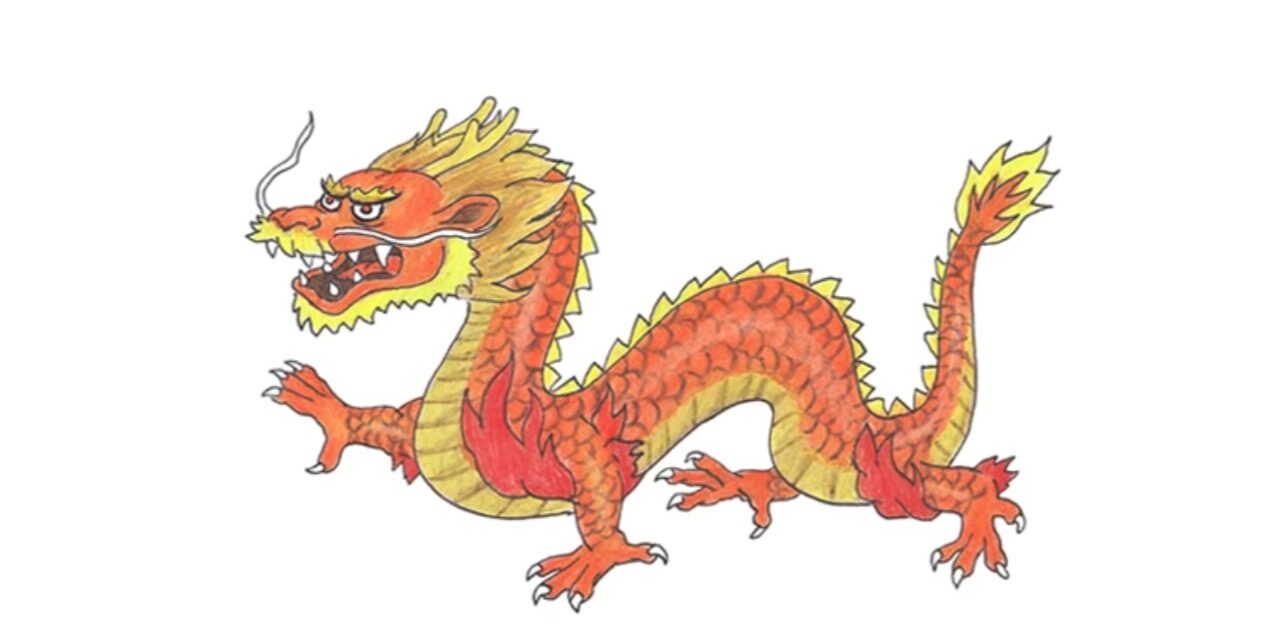 Включи я дракон. Китайский дракон туториал. Китайские драконы мемы. Китайский дракон рисунок в длину. Рисунок китайского дракона 5 класс изо.