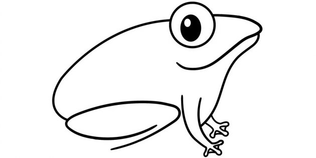 Как нарисовать мультяшную лягушку фломастером: Нарисуйте передние лапы