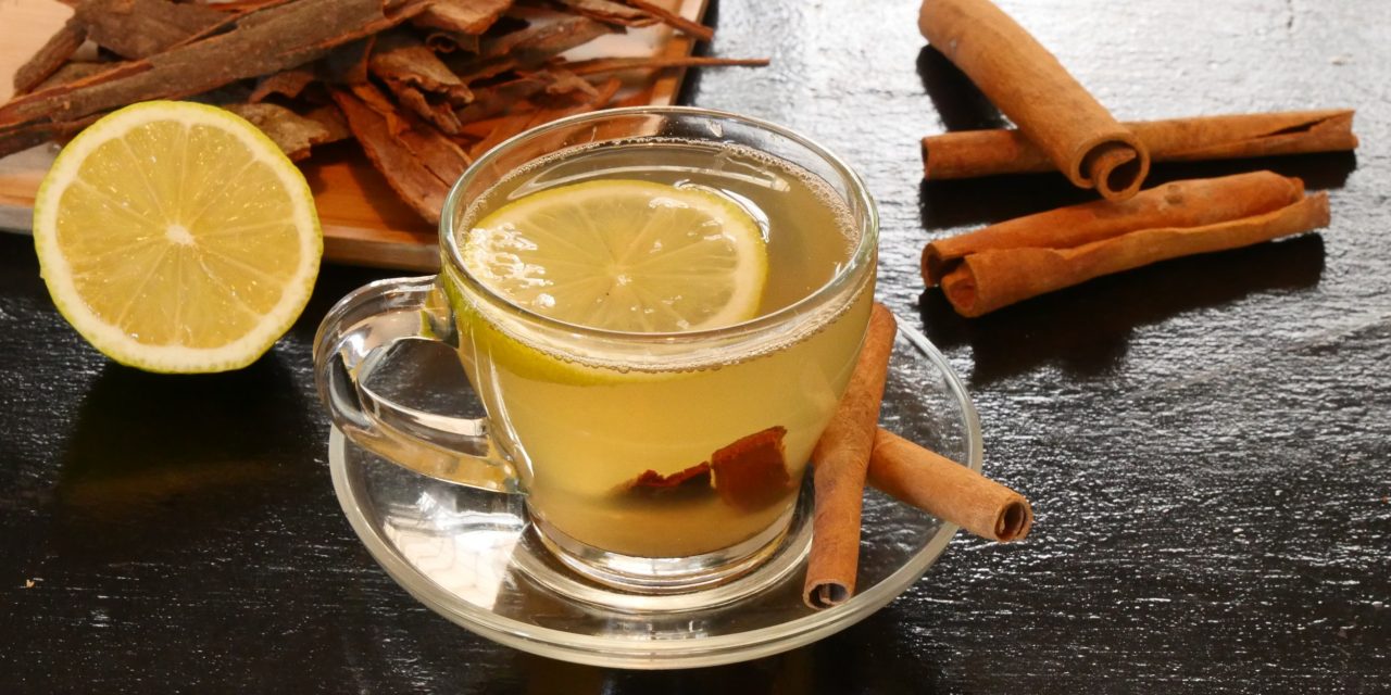 Имбирный чай с лимоном и корицей