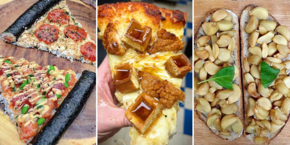Пицца с целой курицей и печенье в беконе: пользователи Сети поделились фотографиями самой нелепой еды