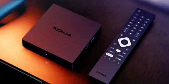 Nokia представила TV-приставку Streaming Box 8010. Её можно подключить к телевизору без HDMI