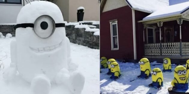 Снежные скульптуры — больше 100 фото