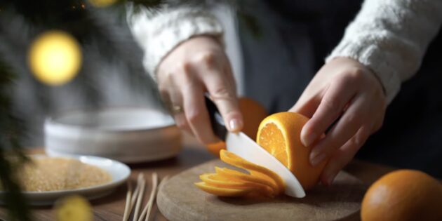 Как подготовить апельсины к сушке