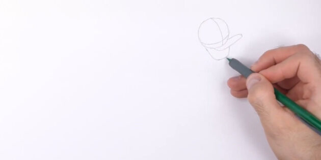 Как нарисовать популярного утёнка цветными карандашами: нарисуйте клюв