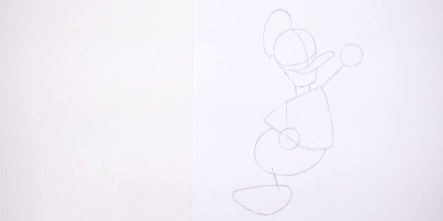 Как нарисовать популярного утёнка цветными карандашами: нарисуйте лапу