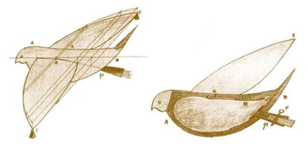 Древние изобретения: голубь-дрон на паровой тяге