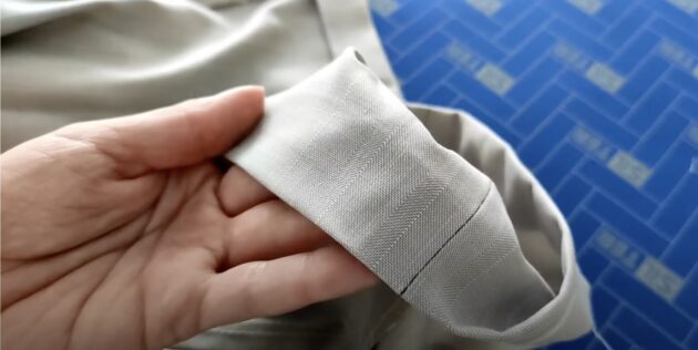 Как подшить брюки вручную потайным швом