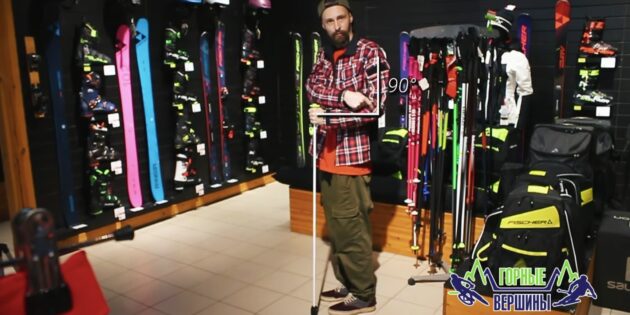 Как выбрать палки для горных лыж: подберите длину 