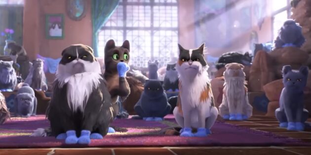 Кадр из фильма «Кота в сапогах — 2: Последнее желание»