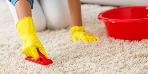 Как почистить ковёр уксусом в домашних условиях