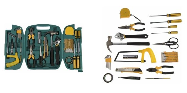 Набор инструментов для ремонта в прочном кейсе 