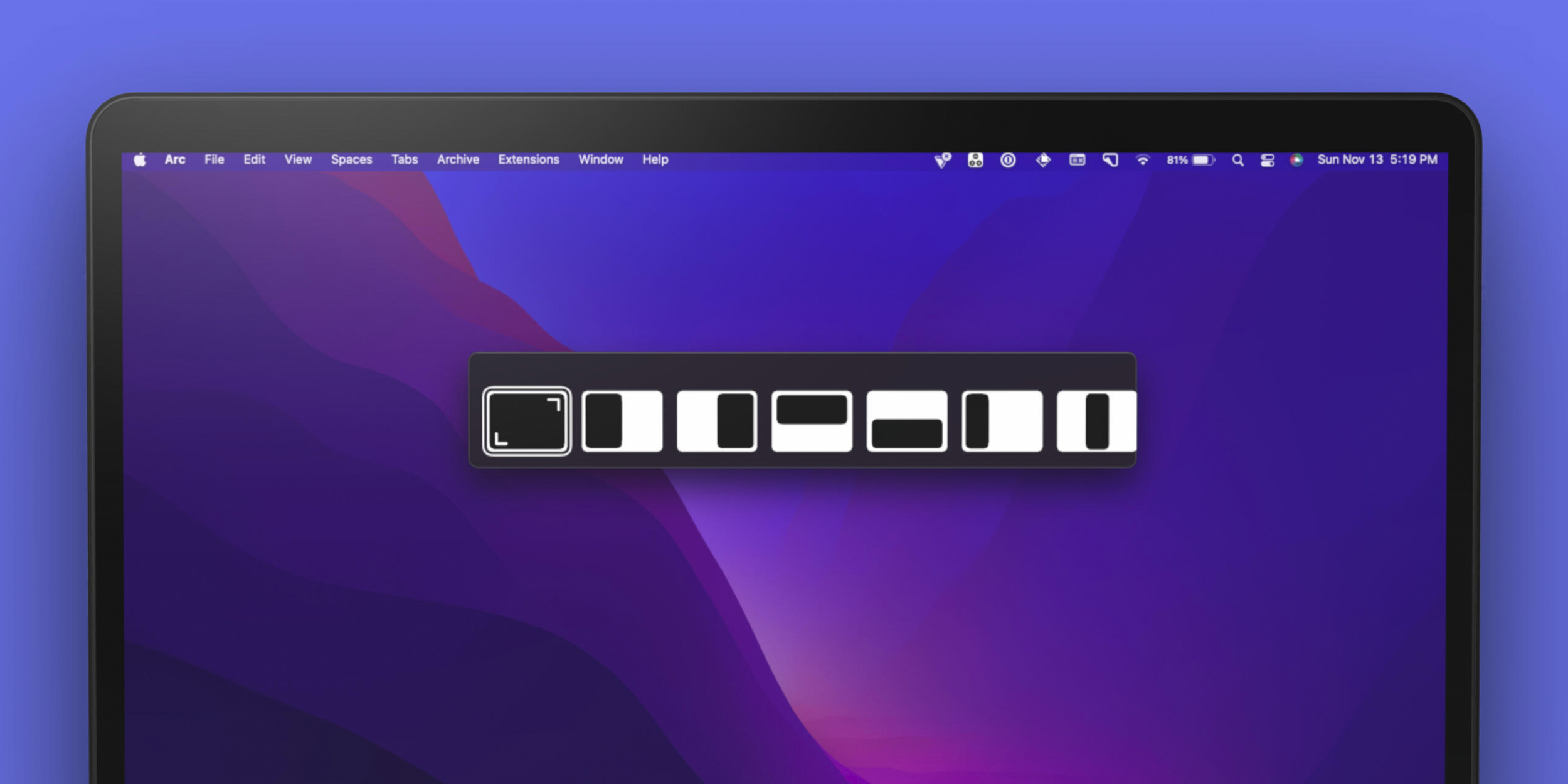 Layout Switcher — udobnoe upravlenie oknami v macOS