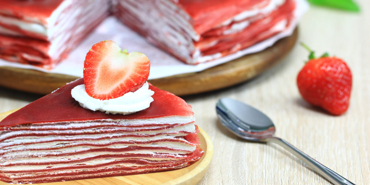 Блинный торт «Красный бархат»