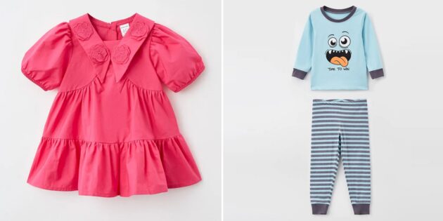 Что подарить ребёнку на 1 год: красивая одежда или пижама 