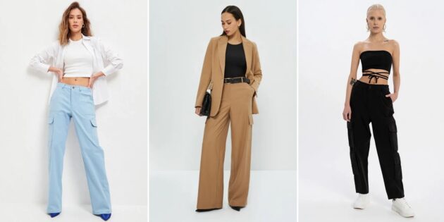 Женская мода весны и лета 2023 года: брюки карго