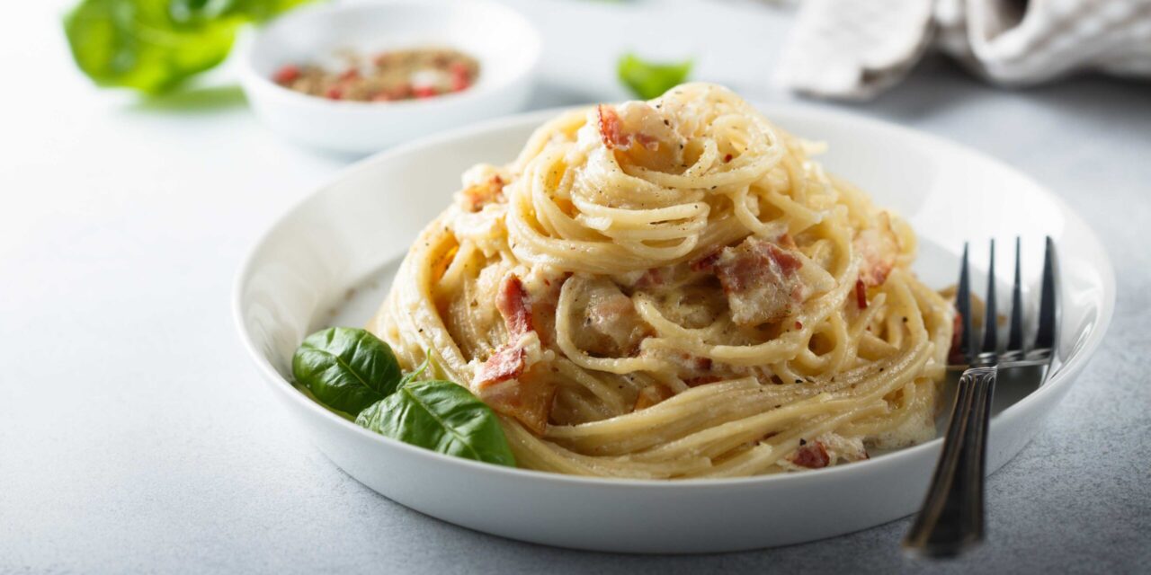 Праздничная ветчина и спагетти карбонара - рецепт от Гранд кулинара