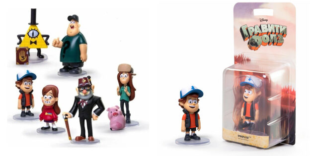 Интересные подарки для детей: коллекция фигурок с персонажами «Гравити Фолз»