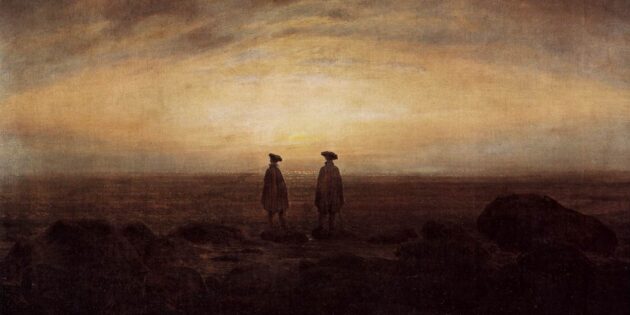 Двое мужчин у моря (1817). Каспар Давид Фридрих