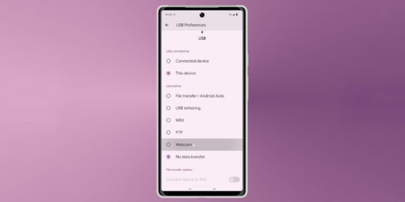 Android 14 позволит использовать смартфон вместо веб-камеры компьютера