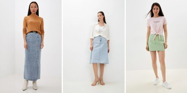 С чем носить джинсовую юбку: советы и модные образы - Лайфхакер