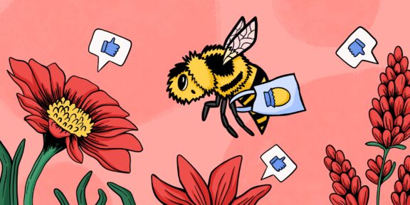 Как пчёлы собирают мёд