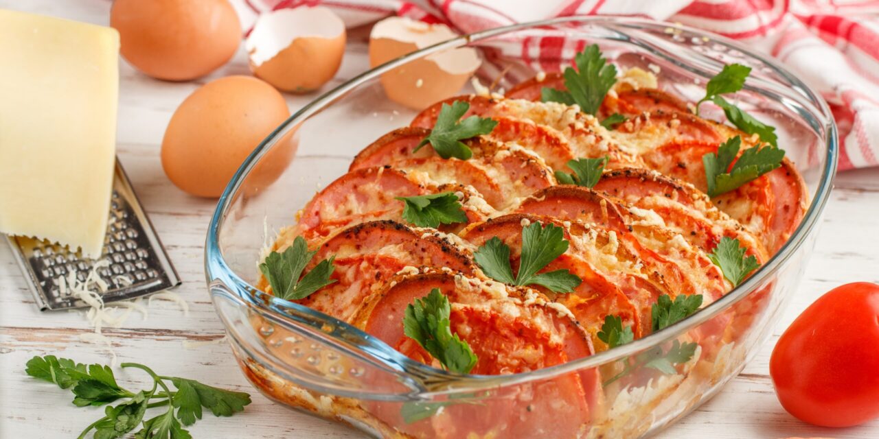 Запеканка с овощами и колбасой — пошаговый рецепт | pizzastr.ru