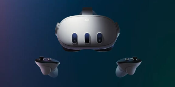 Meta* представила VR-гарнитуру Quest 3 — вдвое компактнее и вдвое мощнее