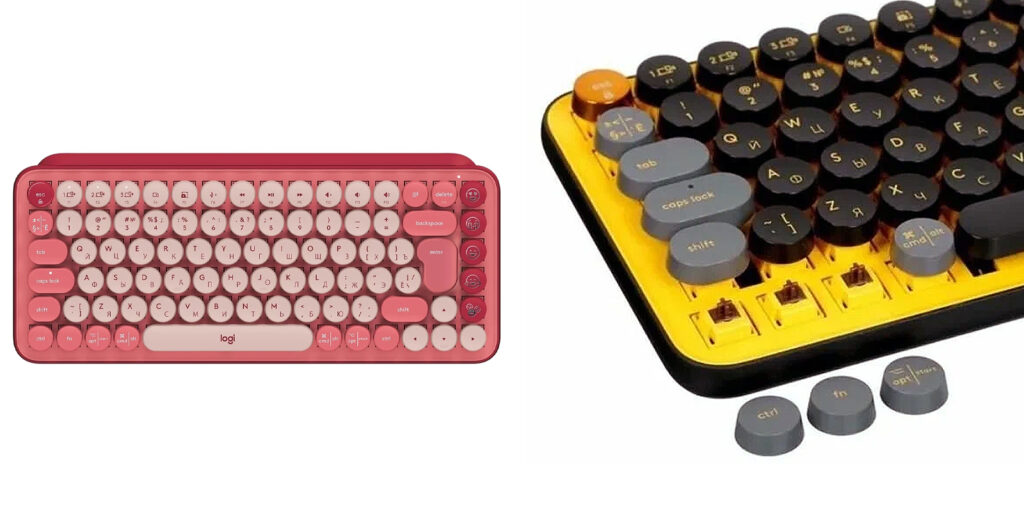 Лучшие беспроводные клавиатуры: Logitech POP Keys