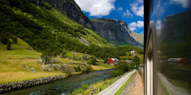 Знаменитые железнодорожные маршруты: Фломская железная дорога, Норвегия