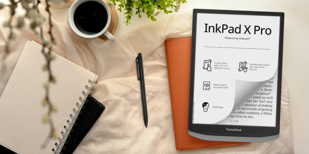 PocketBook представила электронную тетрадь InkPad X Pro со стилусом ...