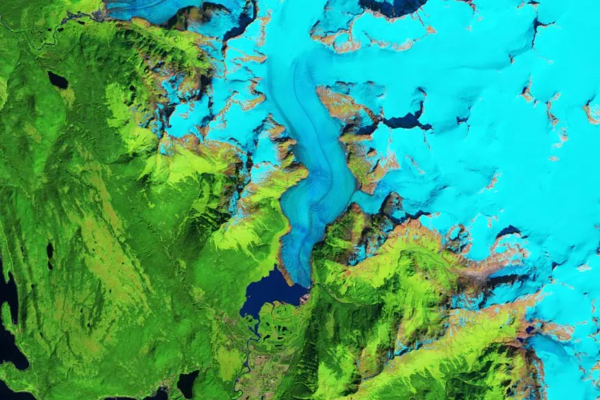 La NASA muestra 40 años desde que un glaciar gigante se retiró en Alaska