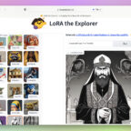 Сервис LoRA the Explorer бесплатно генерирует картинки в разных стилях