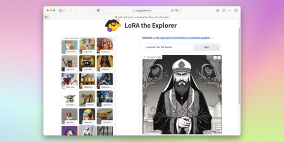Сервис LoRA the Explorer бесплатно генерирует картинки в разных стилях