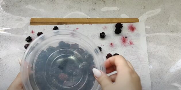 Как заморозить ежевику на зиму: расфасуйте замороженные ягоды по пластиковым контейнерам с плотной крышкой