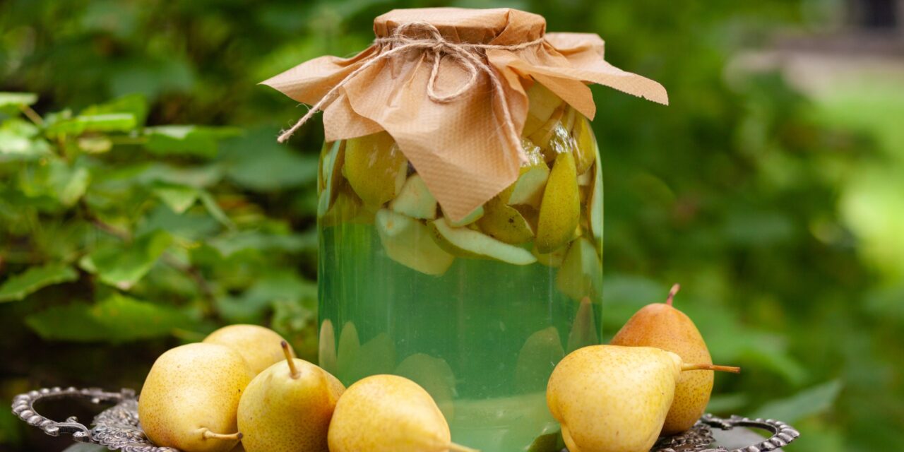 Компот из груш с лимоном на зиму