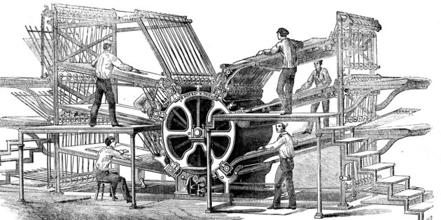 10 изобретений, которые убили своих создателей: печатная машина