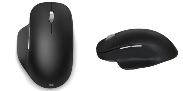 Лучшие беспроводные мышки 2023 года: Microsoft Bluetooth Ergonomic Mouse