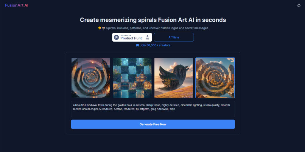Как генерировать оптические иллюзии с помощью FusionArt AI