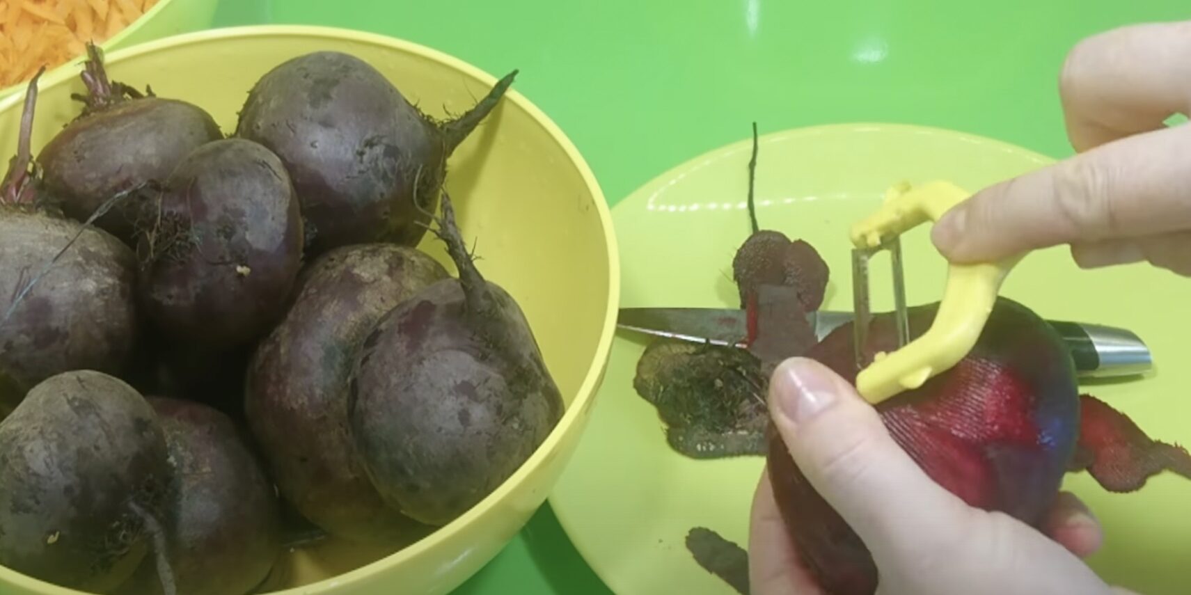 Подготовка свеклы к заморозке