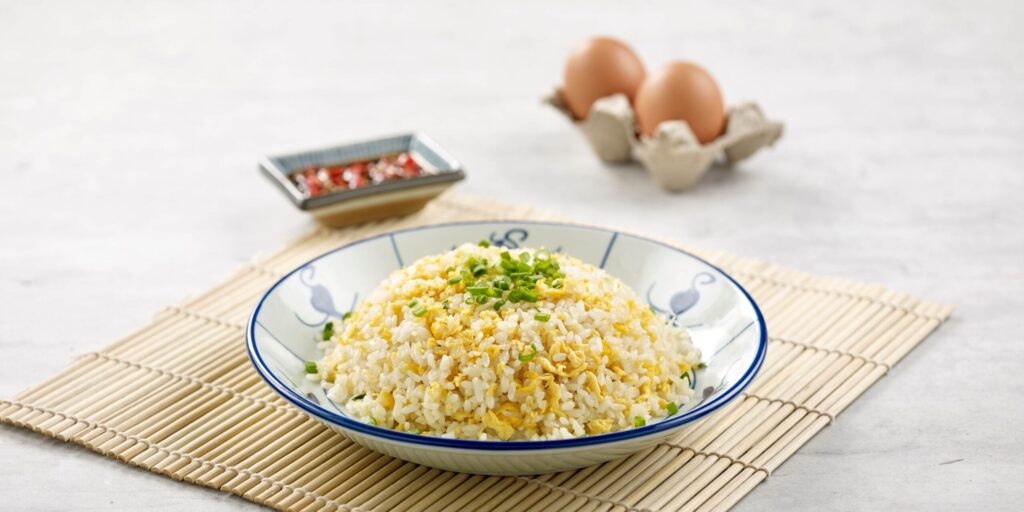 Ингредиенты для рецепта Рис с чесноком по-японски