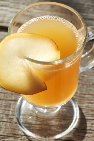 Цитрусовый чай с грушами и имбирём