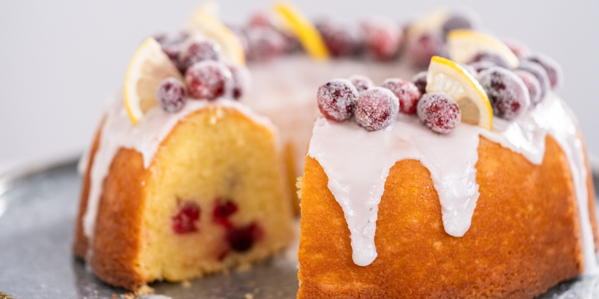 Песочный пирог с лимонной глазурью