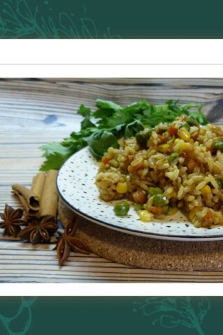 Ваше любимое: рис в индийском стиле