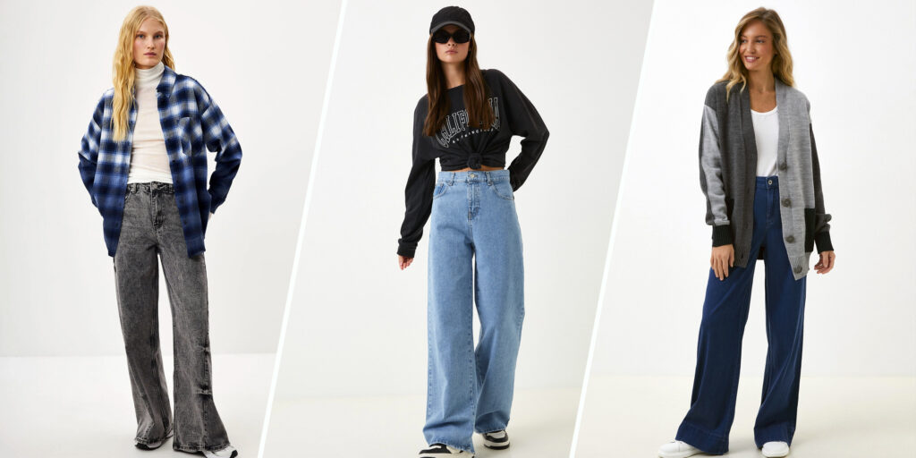 С чем носить джинсы и другие брюки клёш: 6 интересных идей для девушек